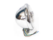 Headlight 5-3/4" Chrome 12 volt