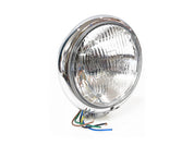 Headlight 5-3/4" Chrome 12 volt